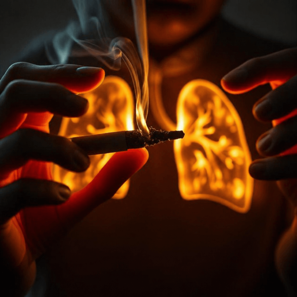 Risk of Lung Cancer after Quitting Smoking: Burning choice, glowing consequence