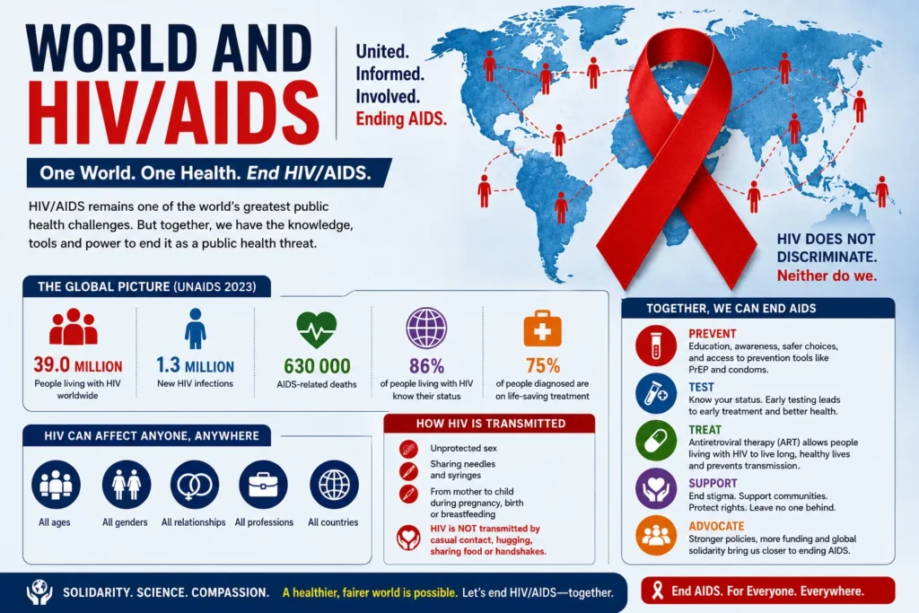 Global efforts to end HIV AIDS