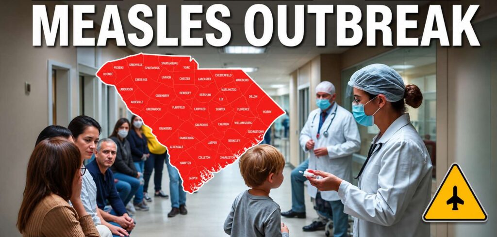 Measles outbreak in South Carolina, 2026