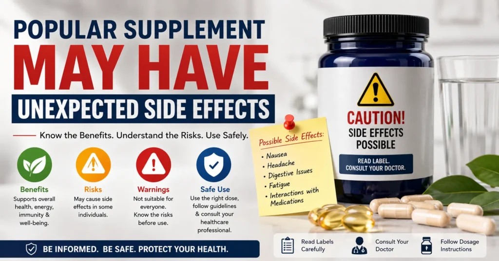 Popular Supplement May Have Unexpected Side Effects
