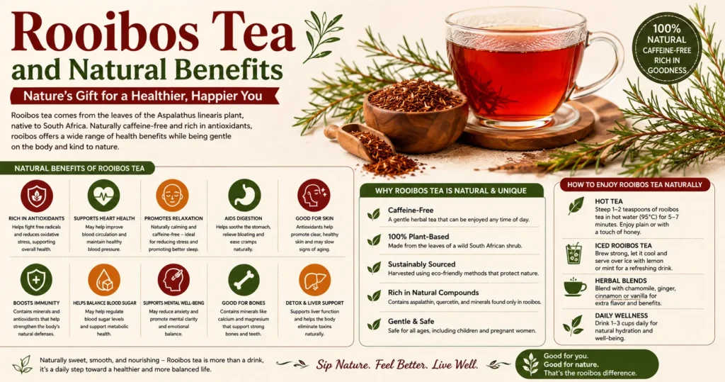 Rooibos tea and natural benefits