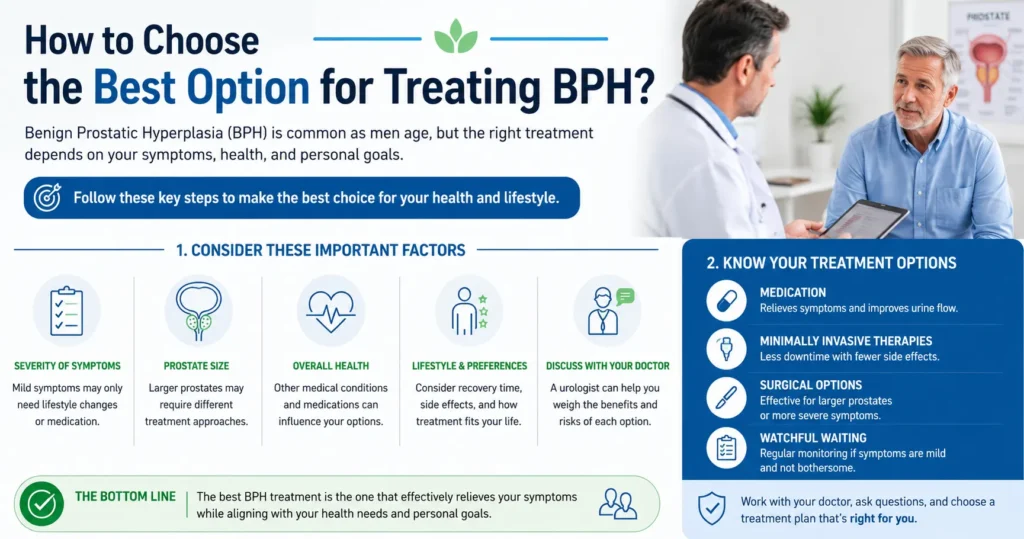 How to choose the best BPH treatment