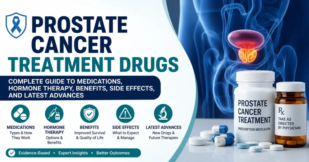 Prostate cancer treatment guide and medication