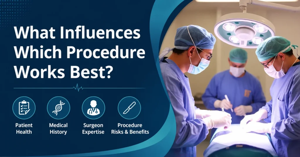 What Influences Which Procedure Works Best