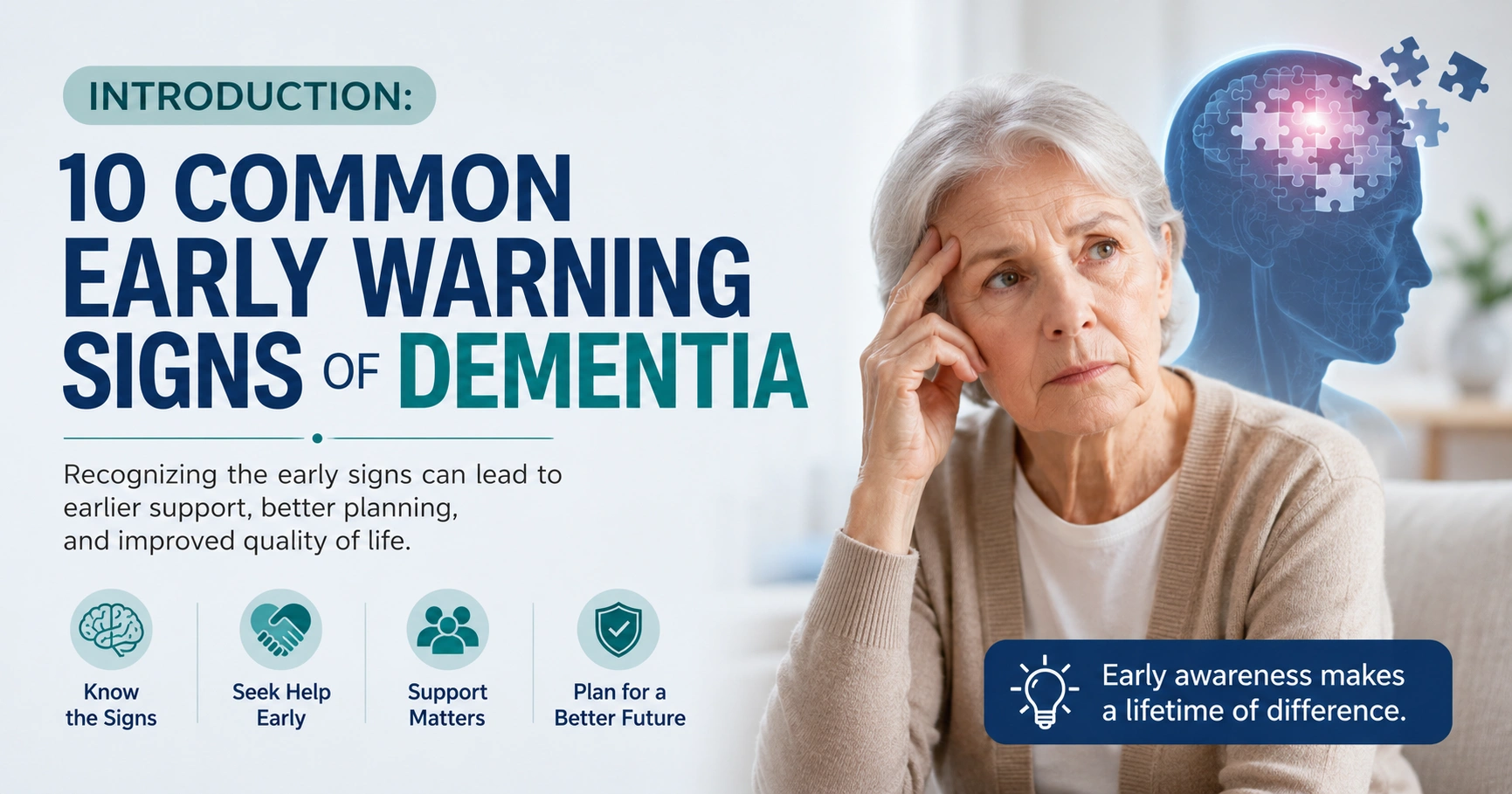 10 Common Early Warning Signs of Dementia
