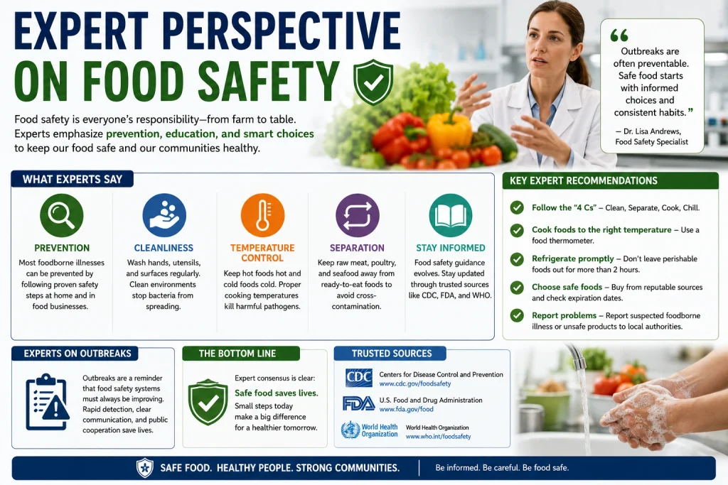 Expert Perspective on Food Safety