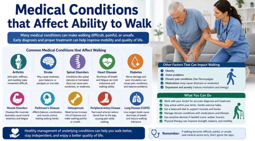 Medical Conditions Affecting Walking