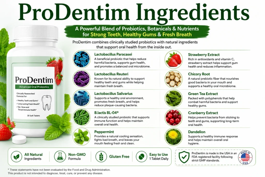 ProDentim Ingredients