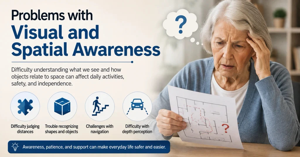 Problems with Visual and Spatial Awareness