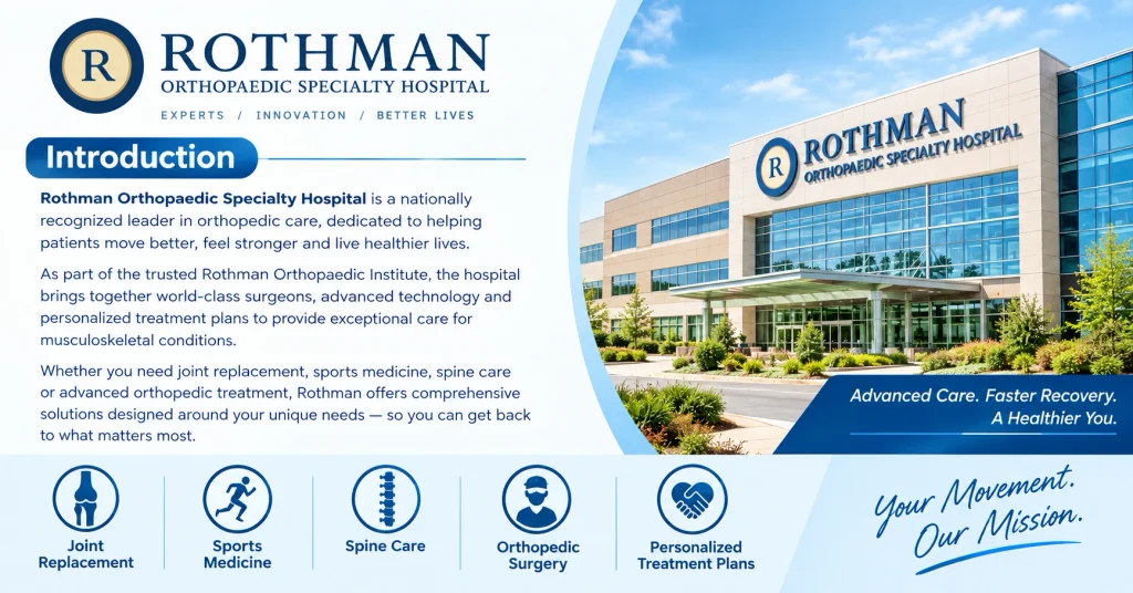 Rothman Orthopaedic Hospital Introduction